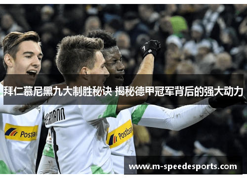 拜仁慕尼黑九大制胜秘诀 揭秘德甲冠军背后的强大动力